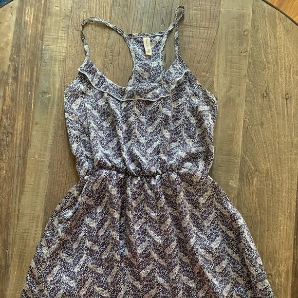 EUC‎ Junior Dress S Final Touch Summer Spring hearts halter short - Picture 1 of 3